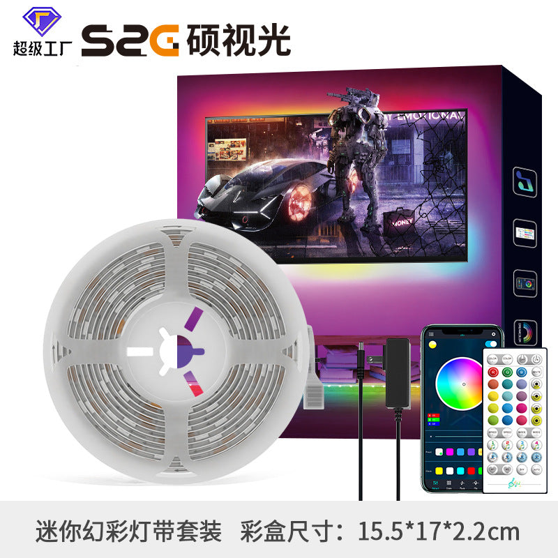 Smart RGBIC LED Strip Light with Bluetooth and WiFi Voice Control