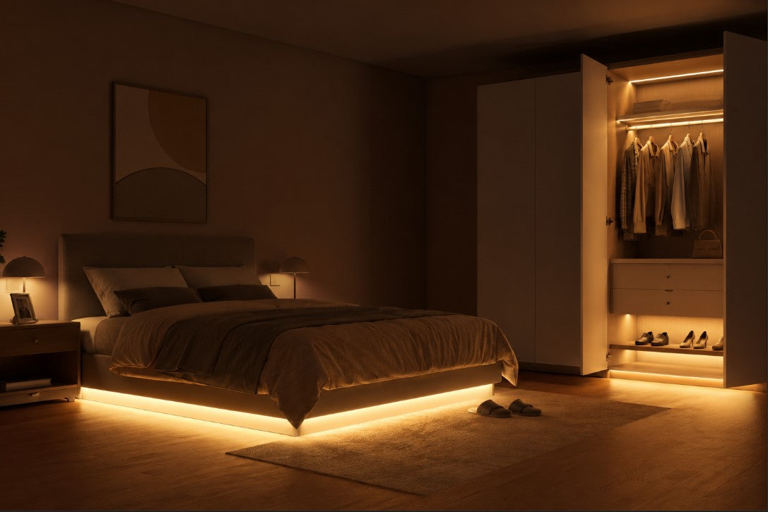 LED Smart Motion Sensor Bed and Cupboard Light Strip