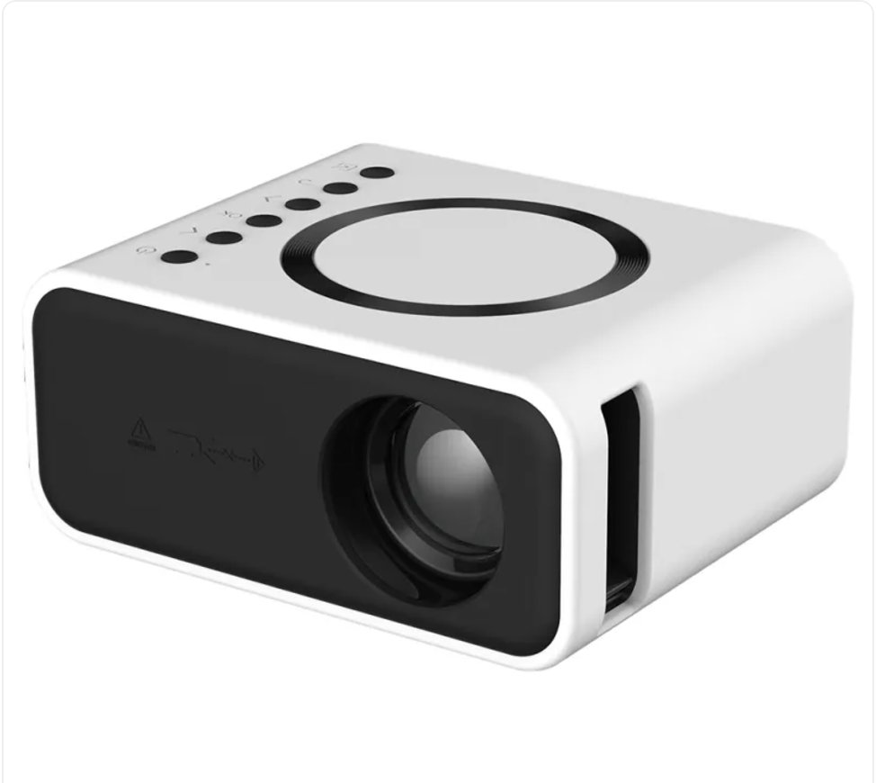 Mini Portable Projector, 1080P HD with Wired & Wireless Home Theater