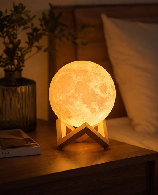 LED 3D Moon Lamp Desk Light