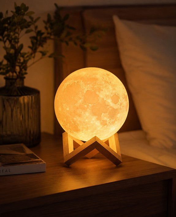 LED 3D Moon Lamp Desk Light
