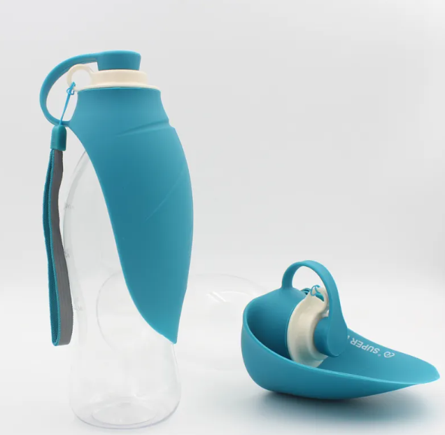 Pet Portable Flip Cup Water Bottle