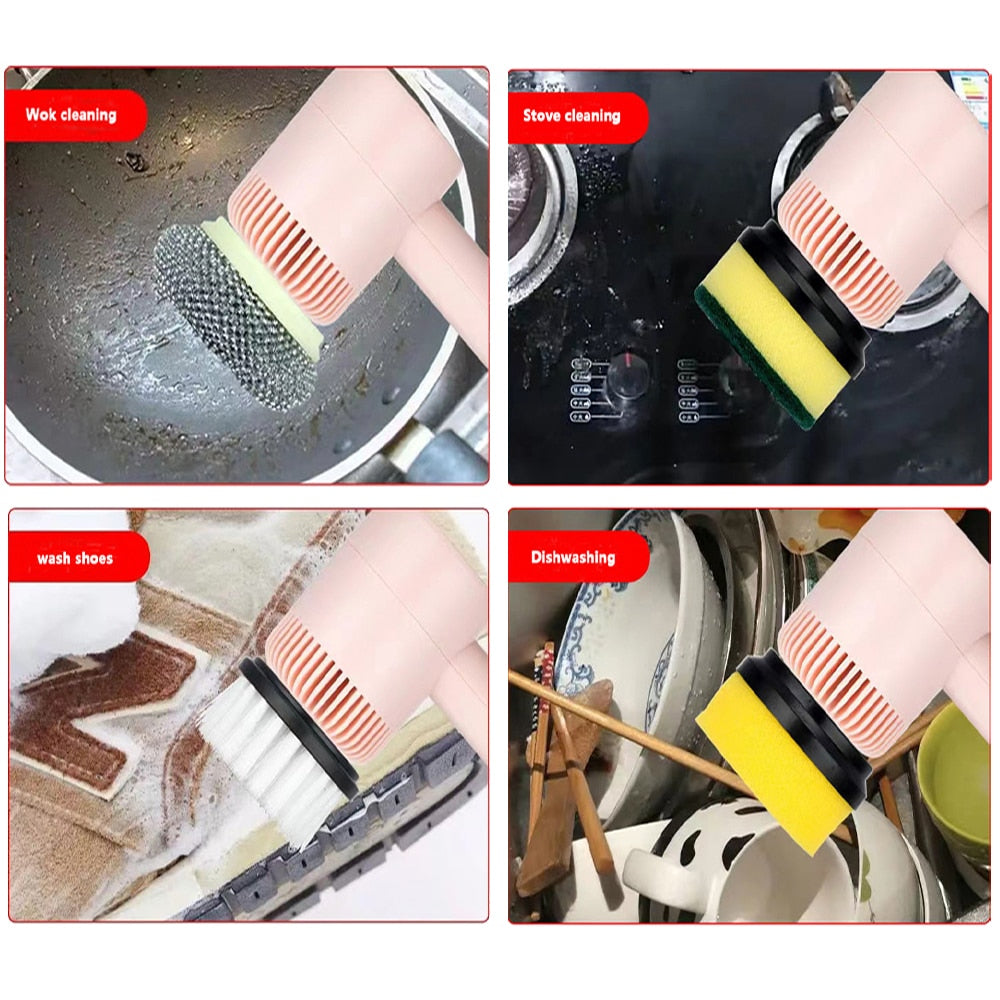 FlexScrub Pro — 3-Speed Cleaning Brush