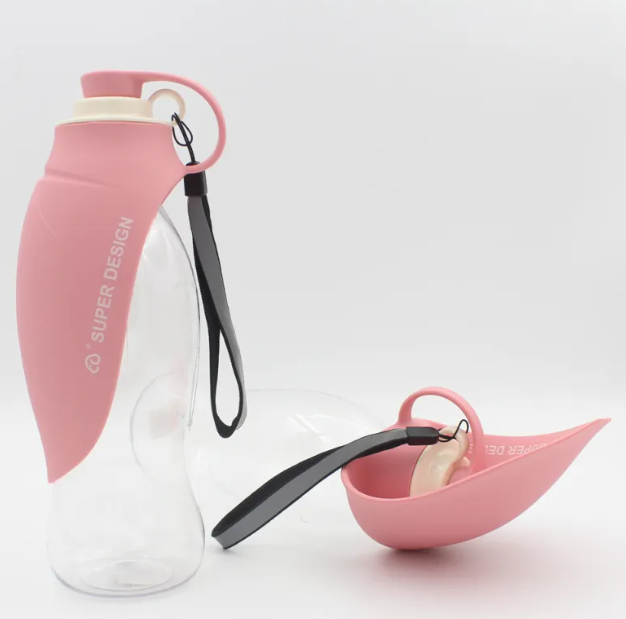 Pet Portable Flip Cup Water Bottle