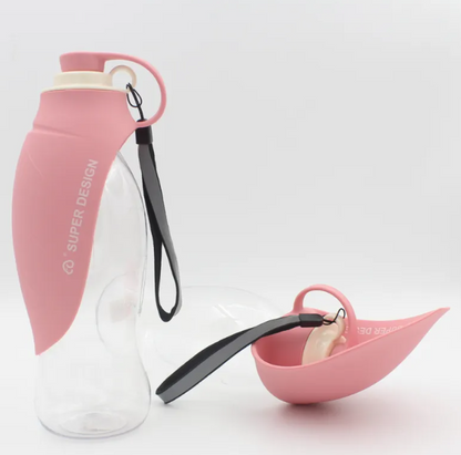 Pet Portable Flip Cup Water Bottle