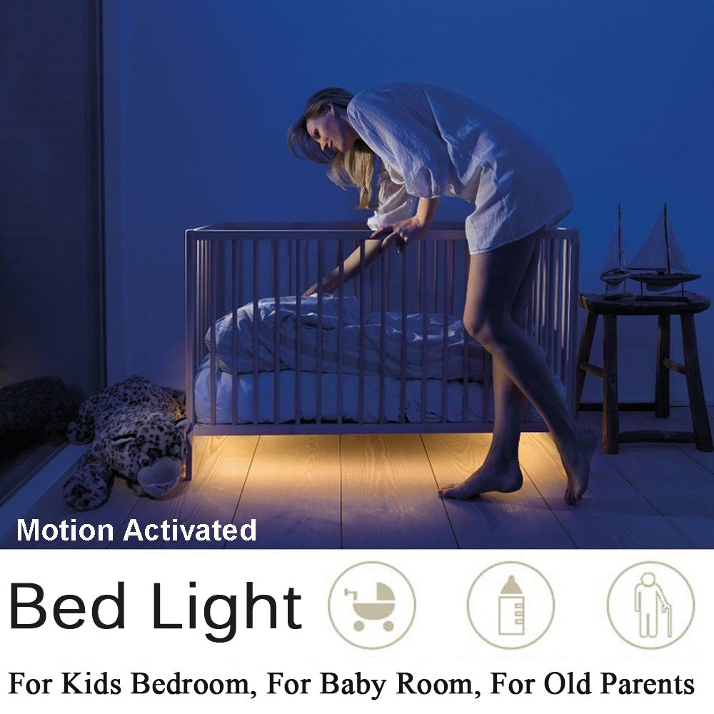 LED Smart Motion Sensor Bed and Cupboard Light Strip