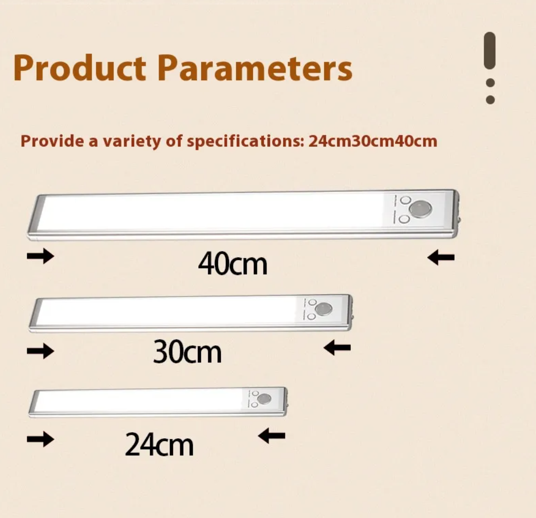 LED Under Cabinet Light bars with Motion Sensor (x2)