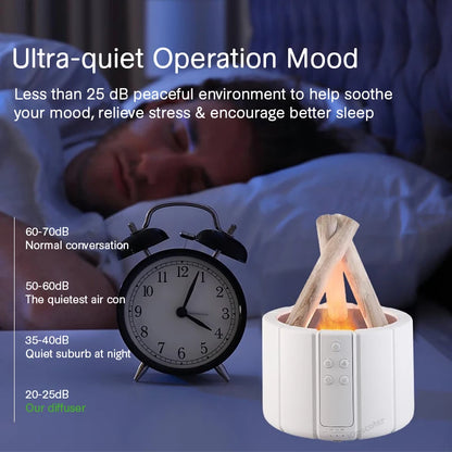 EmberMist — Simulated Flame light & Aroma Diffuser