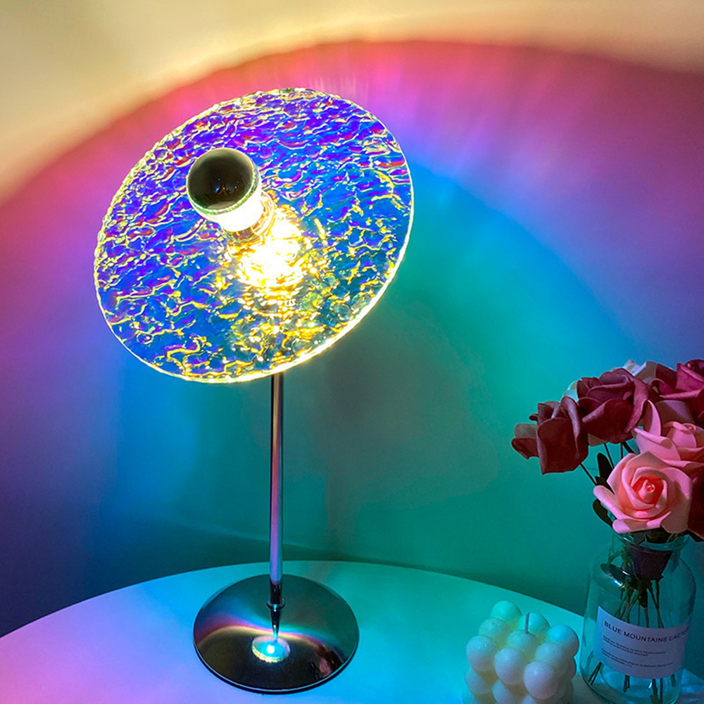 Sunset Wave Projection Lamp — Aesthetic Room Lighting