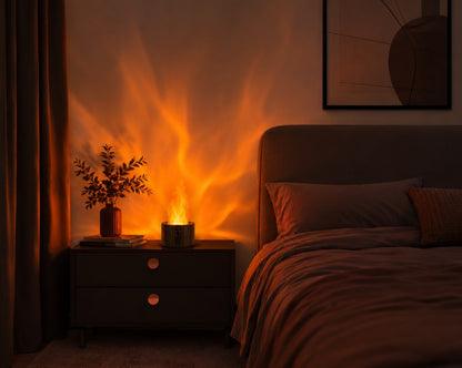 EmberMist — Simulated Flame light & Aroma Diffuser